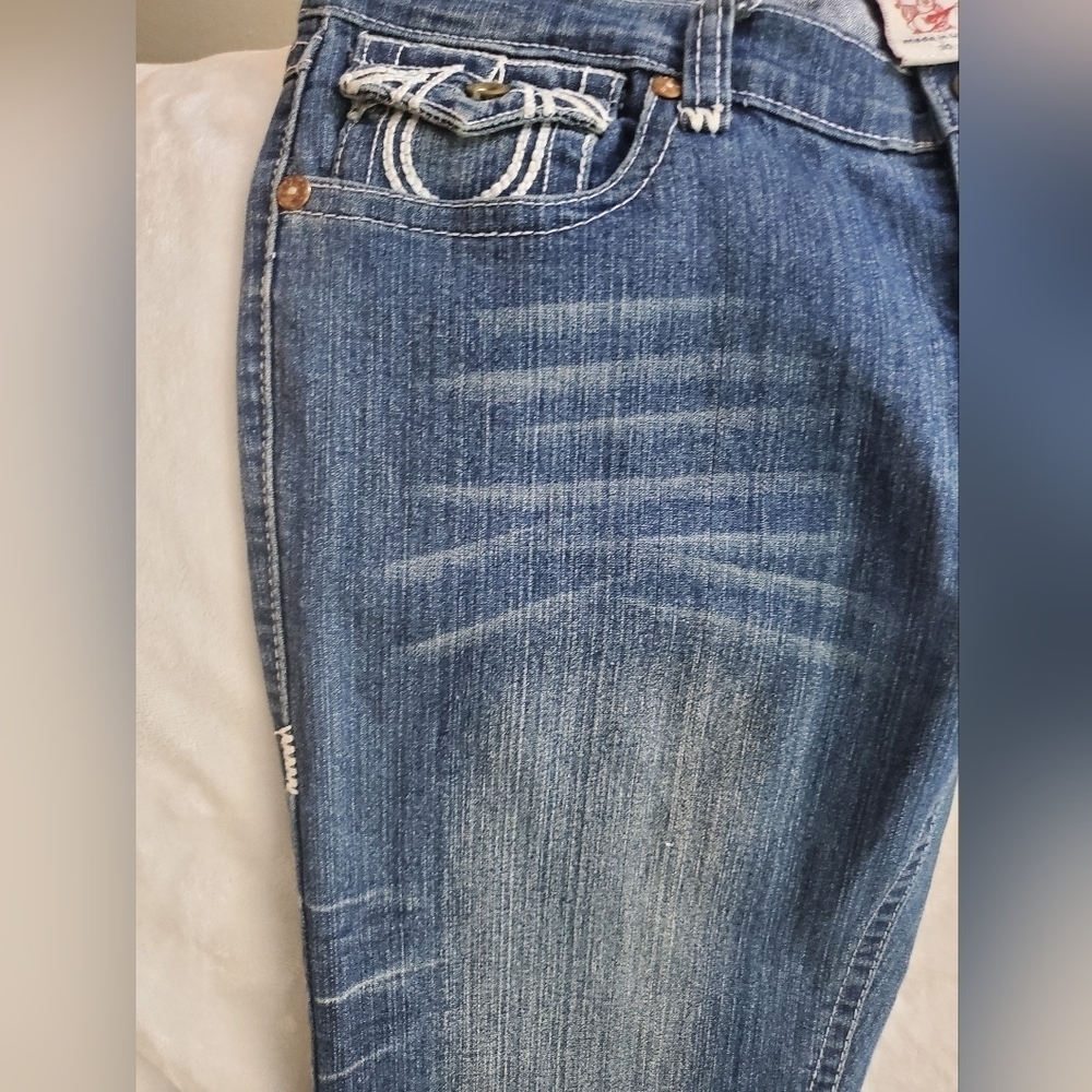 True Religion Joey Jeans women's size 30 white stitching - Picture 6 of 16